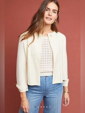 NWT Anthropologie Jessalyn Knit Blazer // Size 1X